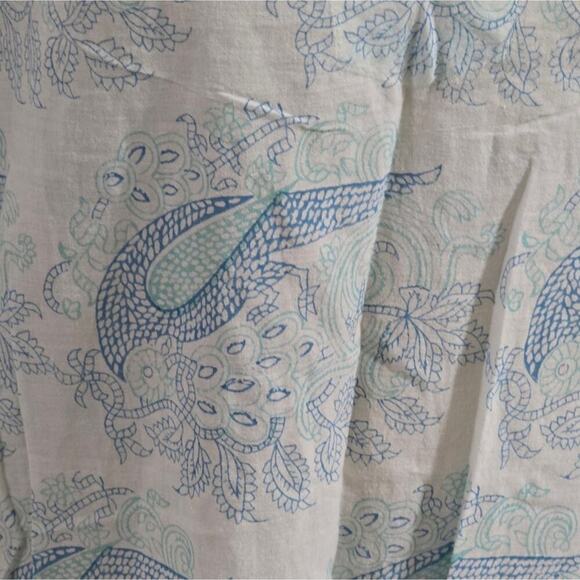 Calypso St. BARTh Aqua and Blue Paisley‎ Lightweight Coverup Tunic Size XS - Picture 4 of 6